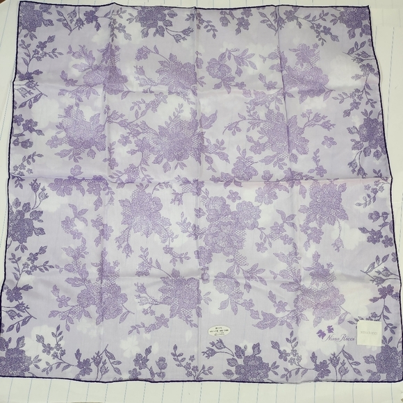 ❤️  Nina Ricci Handkerchief Cotton Brandnew Authentic - Picture 7 of 8